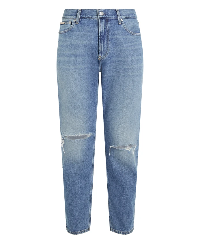 

Джинсы свободного кроя с высокой талией Calvin Klein, синий