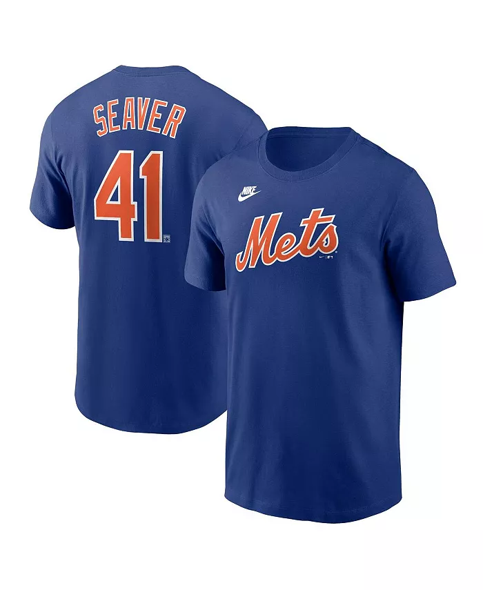 

Мужская футболка Tom Seaver Royal New York Mets Cooperstown Collection Fuse Name Number Nike