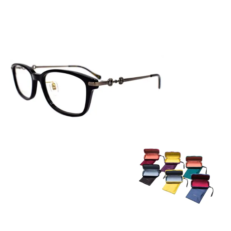 

GUCCI Прямоугольная оправа для очков женская, Black