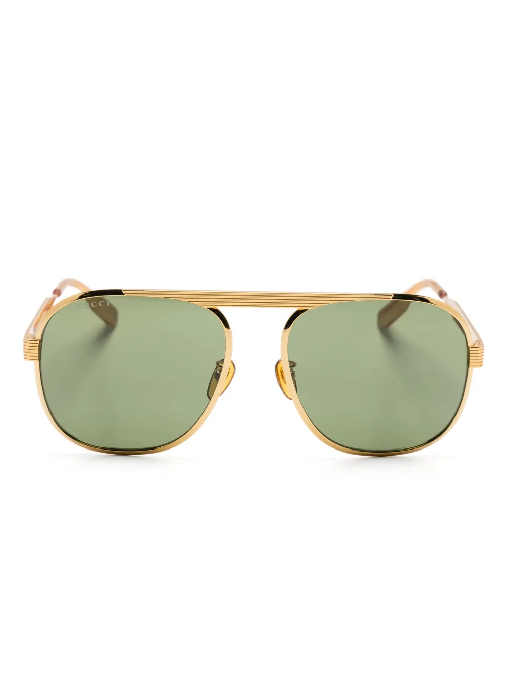 

Солнцезащитные очки-пилоты Gucci Eyewear, золотой