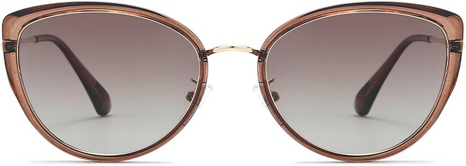 

Популярные модные солнцезащитные очки «кошачий глаз» для женщин, ретро-солнцезащитные очки с градиентным переходом, солнцезащитные очки UV400 для мужчин, трендовые солнцезащитные очки mincl, Brown