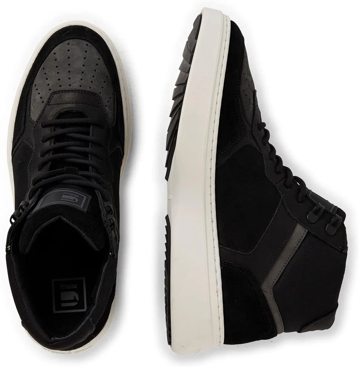 Мужские кроссовки G-STAR RAW Lash Mid Blk M, Black — фото 2