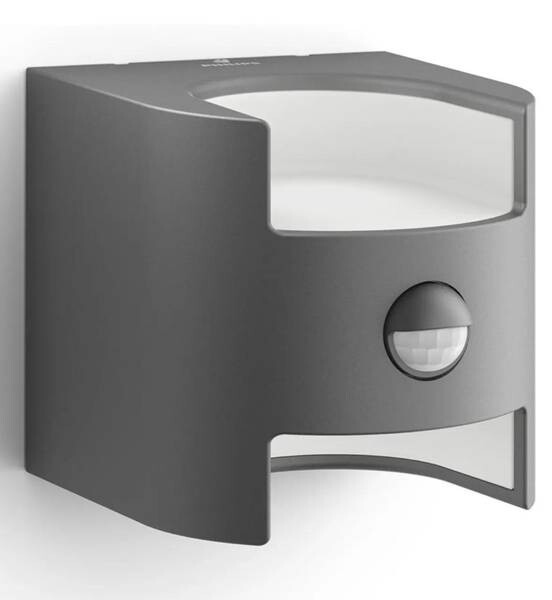 

Наружный свет с датчиком Philips Gras, антрацитовый