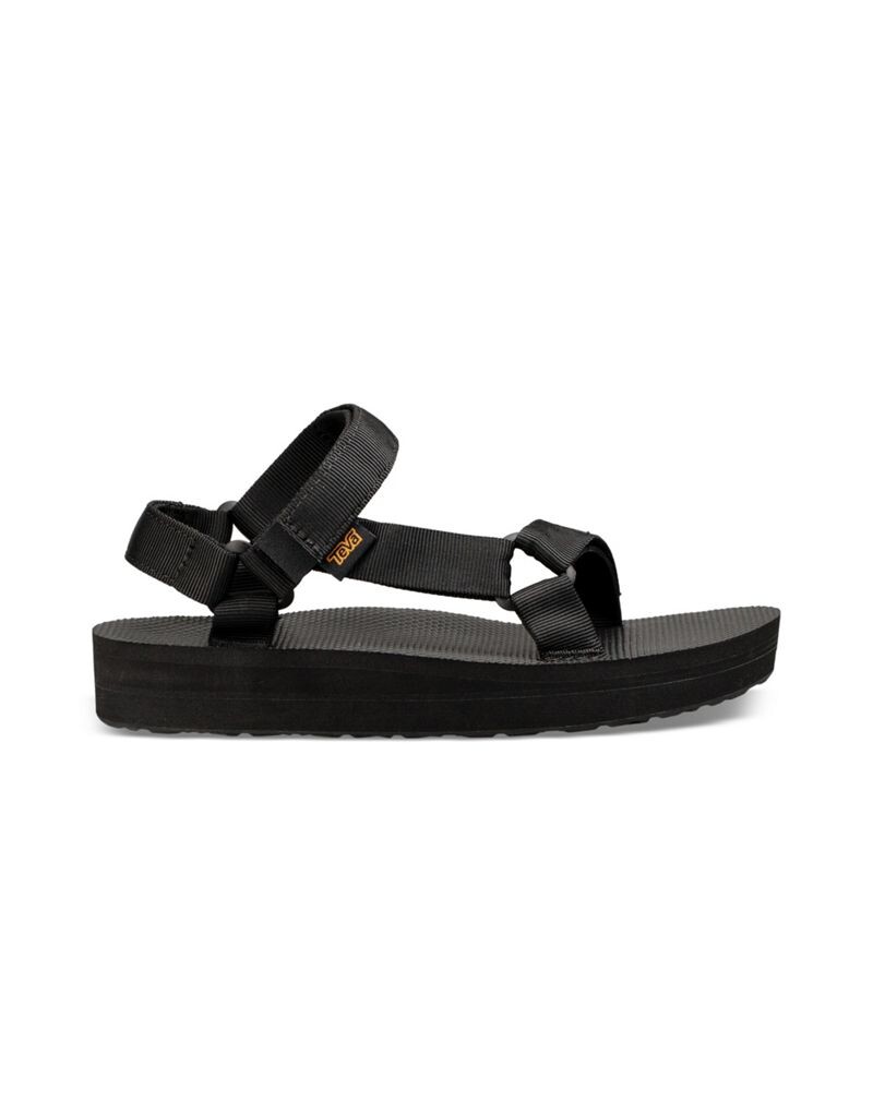 Черные массивные сандалии Teva Midform Universal