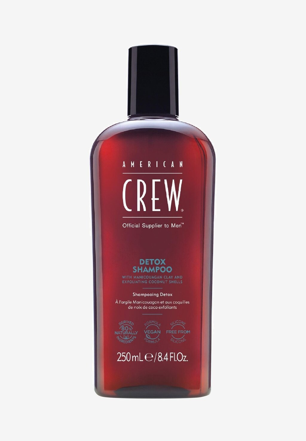 

Шампунь DETOX SHAMPOO WITH MANICOUAGAN CLAY AND EXFOLIATING COCONUT SHELL American Crew