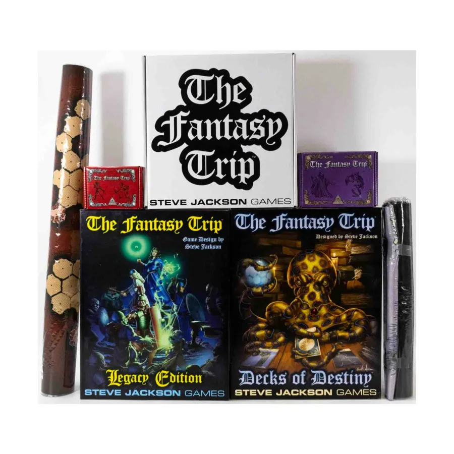 

Fantasy Trip, The - Legacy Edition с Decks of Destiny (Kickstarter Edition), Fantasy Trip (Steve Jackson Games)