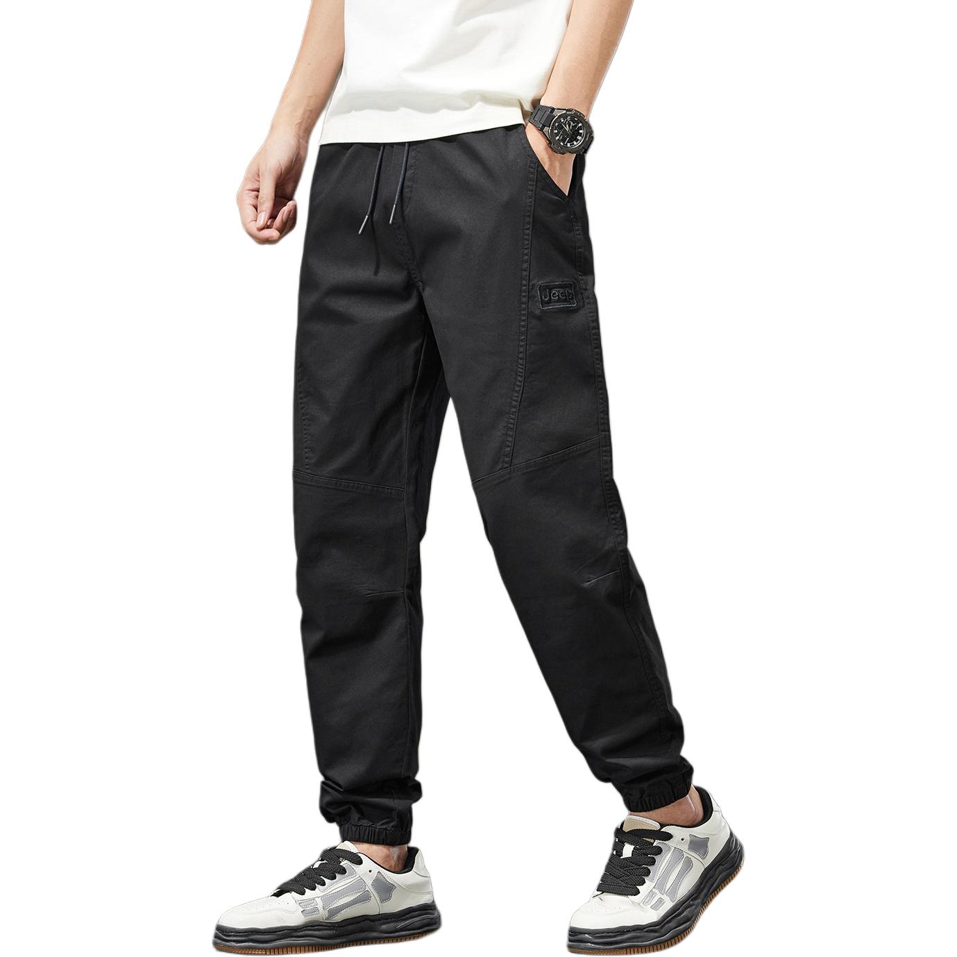 

Повседневные брюки Unisex Moderate Cuffed Jeep, pure черный