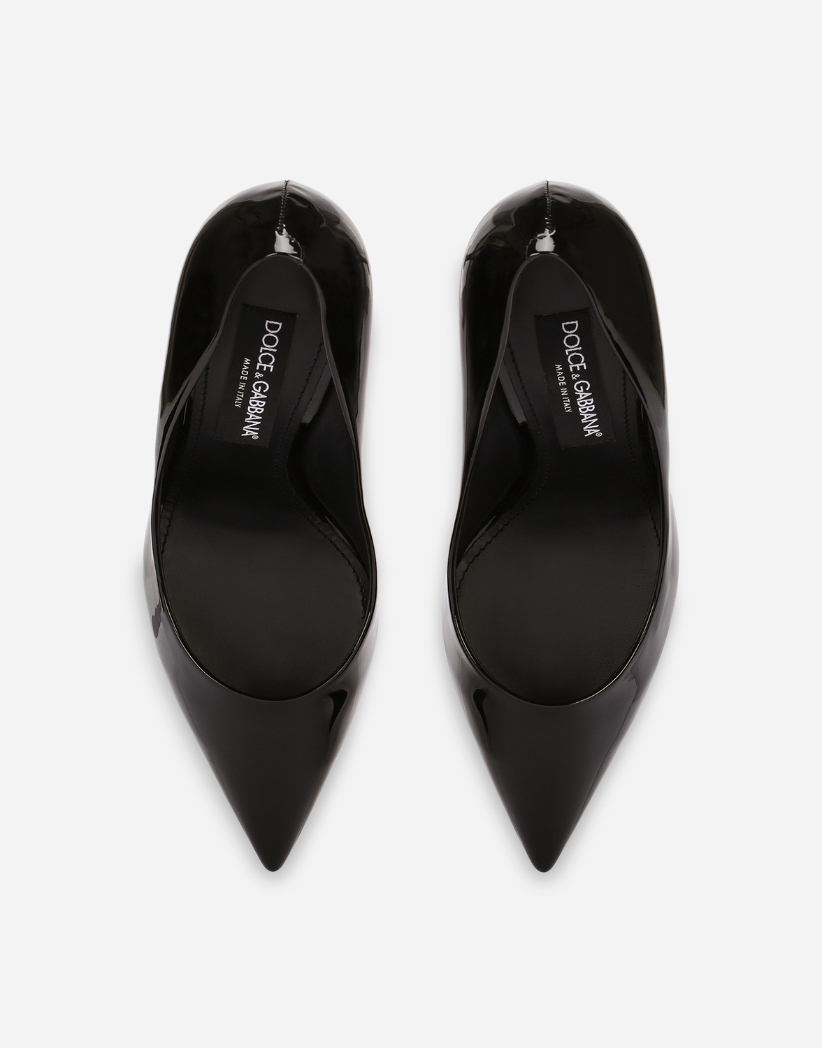 Туфли-лодочки cardinale из лакированной кожи Dolce & Gabbana, черный — фото 4