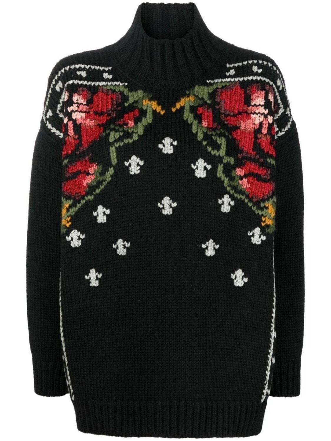 

Golden Goose джемпер с высоким воротником, черный