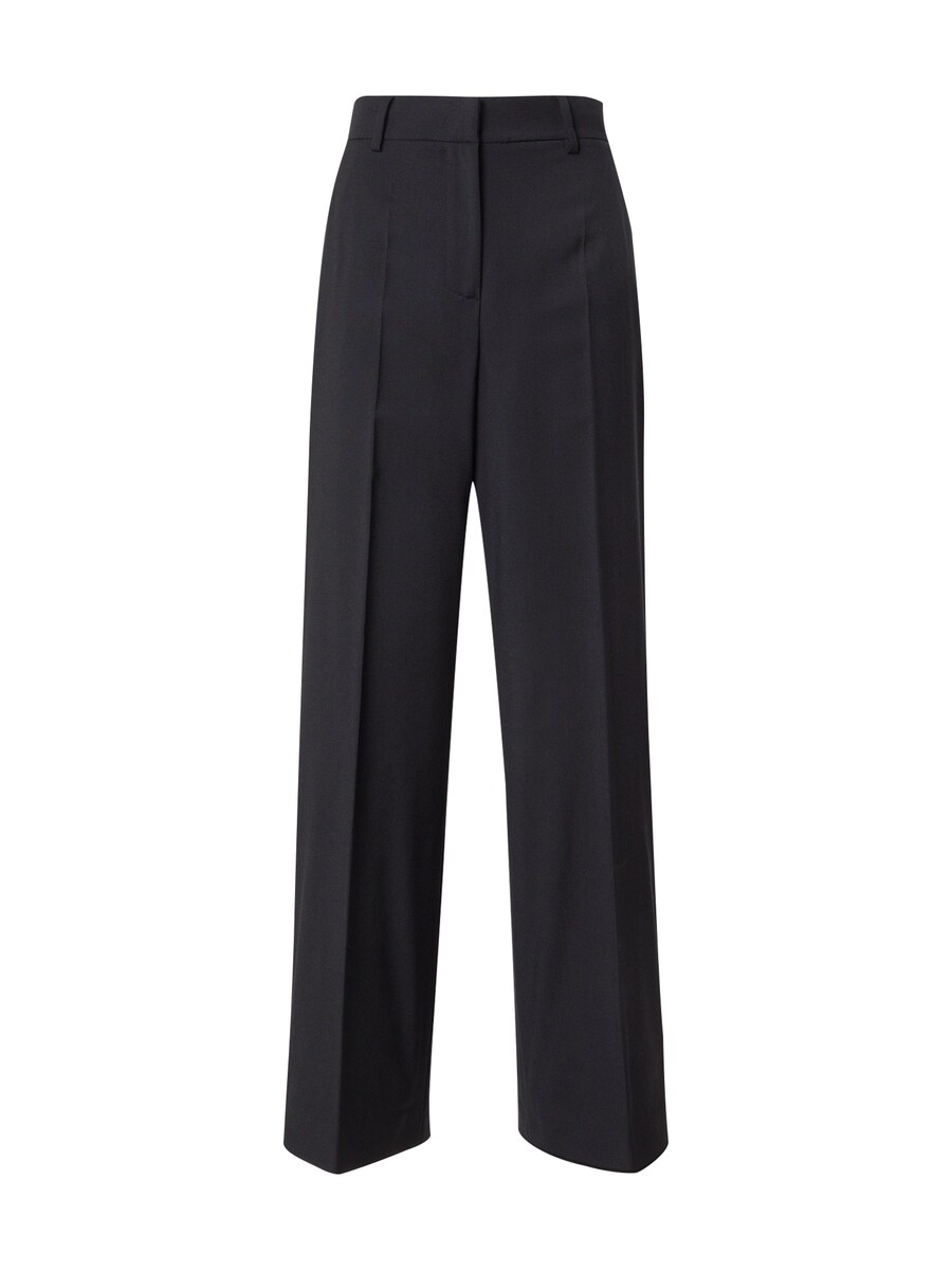 

Широкие брюки Weekend Max Mara Wide leg Pleated Pants VISIVO, черный