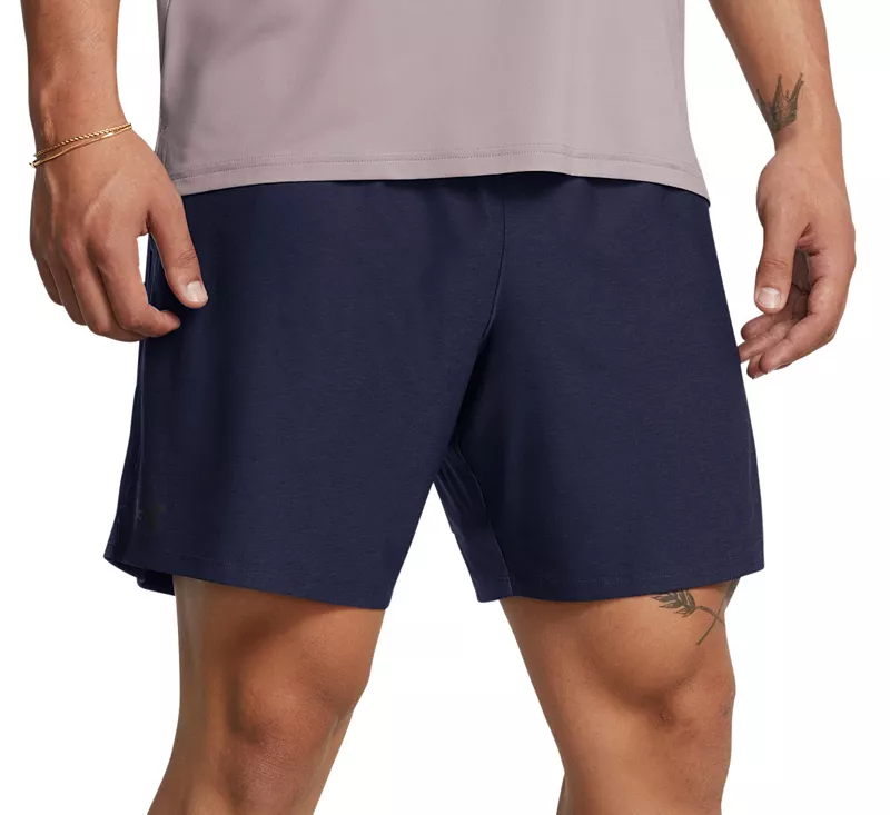

Мужские шорты Under Armour Tech Vent 7 дюймов, цвет Midnight Navy/Black