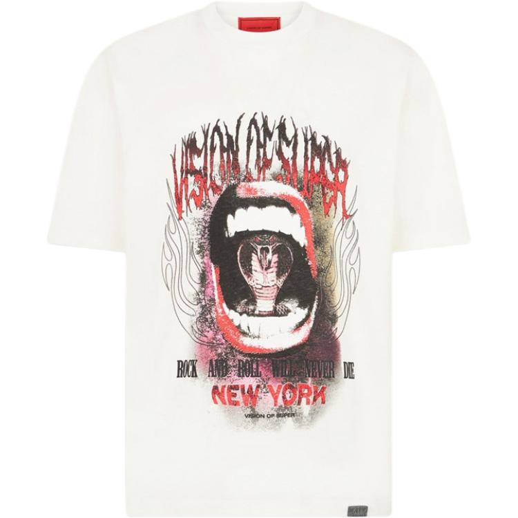 

Vision Of Super Футболка мужская белая, Белый, Vision Of Super Футболка мужская белая