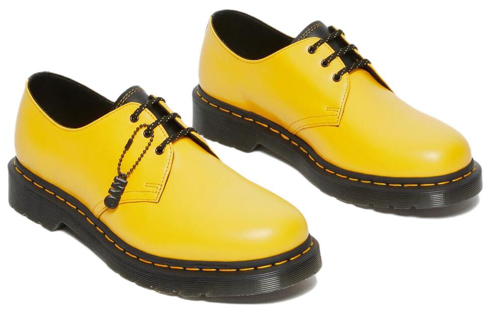 Полуботинки Dr.Martens 1461 New York City Smooth Leather Oxford 'Yellow' — фото 2