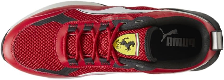 Мужские кроссовки PUMA Scuderia Ferrari Speedfusion 2.0 на шнуровке- повседневные, красные — фото 4