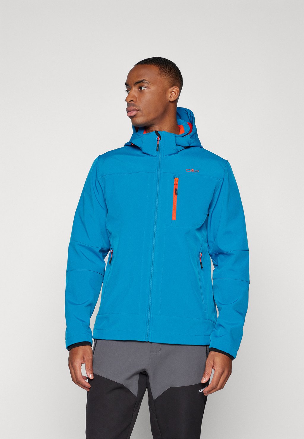 

Куртка софтшелл MAN JACKET ZIP HOOD CMP, синий