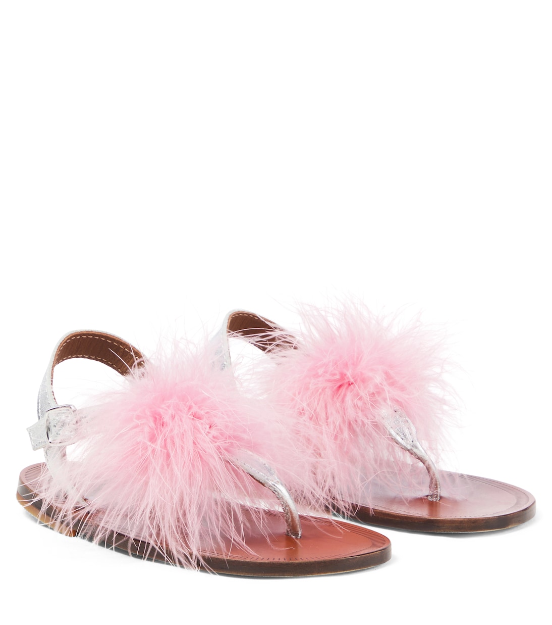 

Сандалии из кожи Piu PèPè, Argento