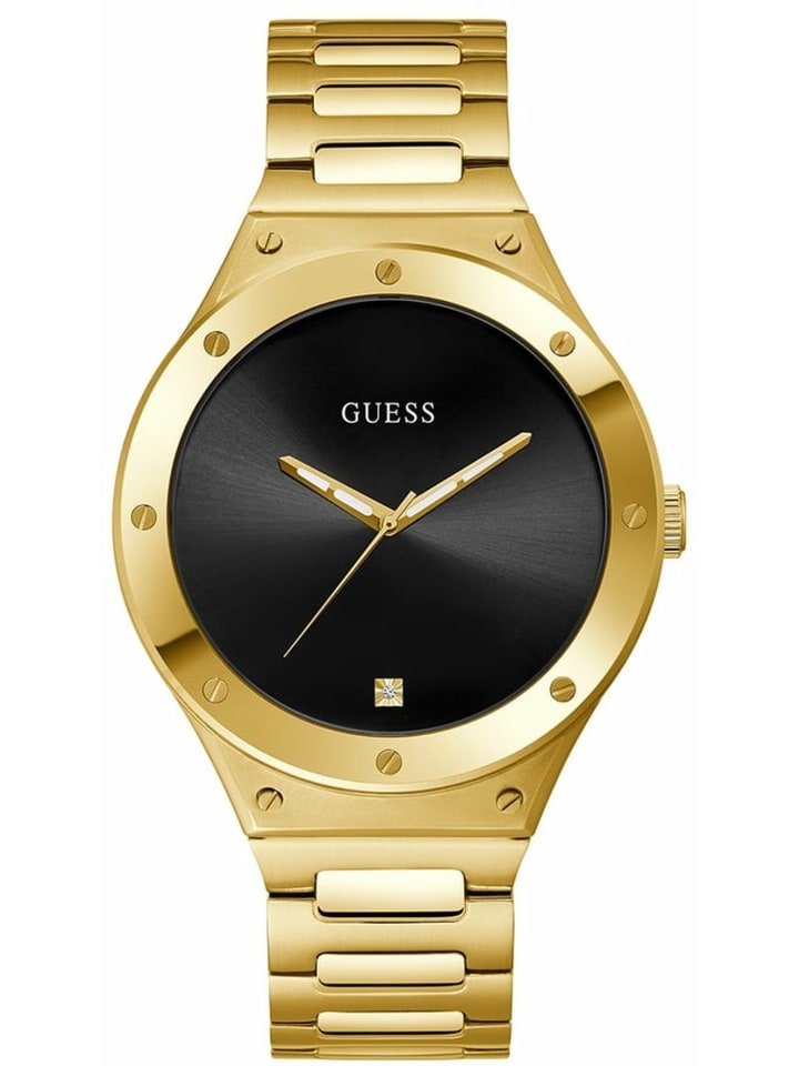 

Guess Мужские аналоговые часы в золотом исполнении