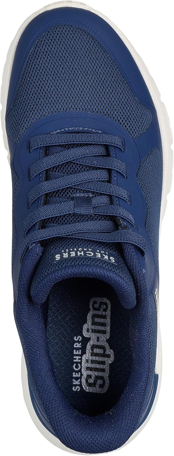 Мужские кроссовки Skechers Uno Sr Sutal на шнуровке Skech Air 200054 P, Navy Ez — фото 4