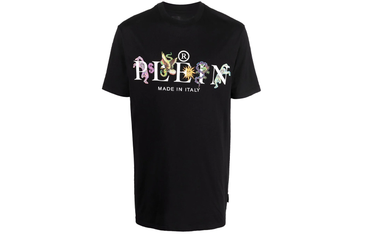 

PHILIPP PLEIN Футболка мужская Black Crew Neck Moderate Straight Fit, Черный, PHILIPP PLEIN Футболка мужская Black Crew Neck Moderate Straight Fit