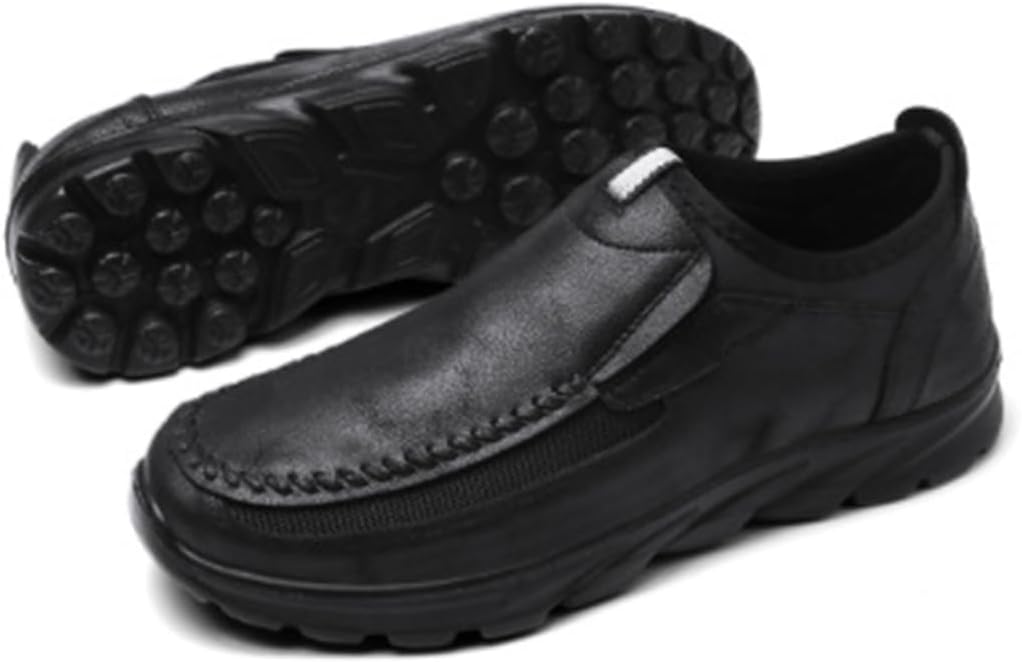 

Мужские повседневные кожаные лоферы SWZEC, черный