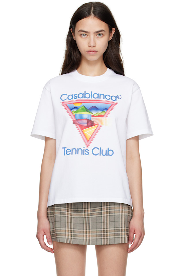 

Футболка Tennis club Casablanca, белый