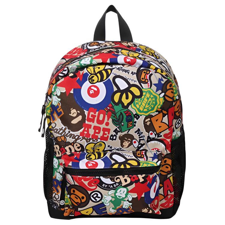 

A BATHING APE Тканевый рюкзак детский разноцветный, Multicolor MLX