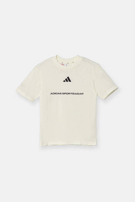 

Детская хлопковая футболка Adidas, белый