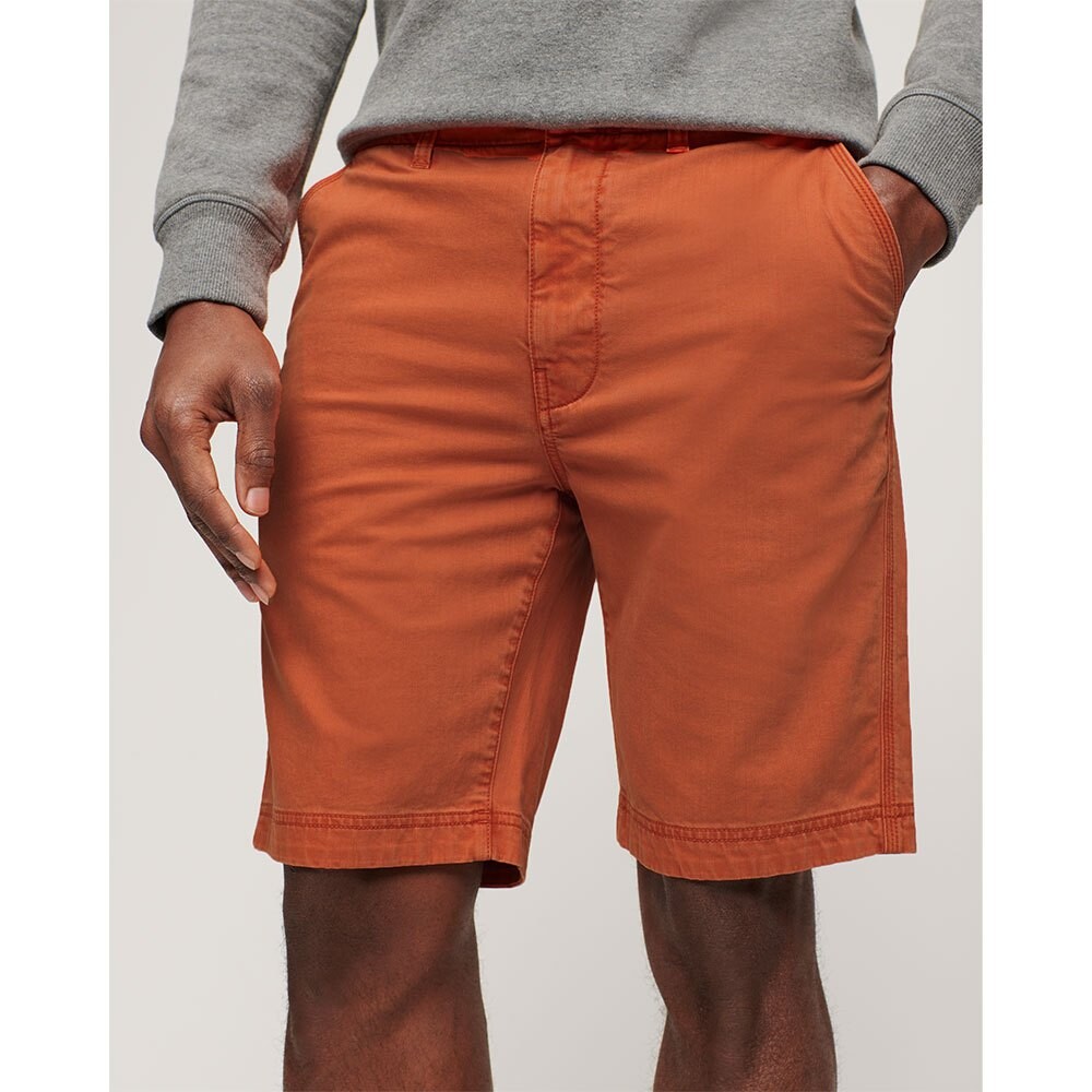 

Шорты Superdry Vintage Officer Chino, оранжевый