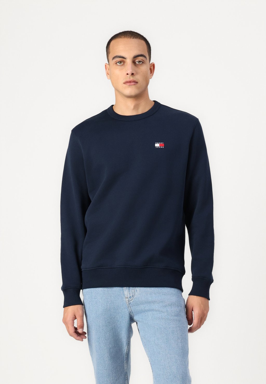 

Толстовка BADGE CREW Tommy Jeans, темно-синий