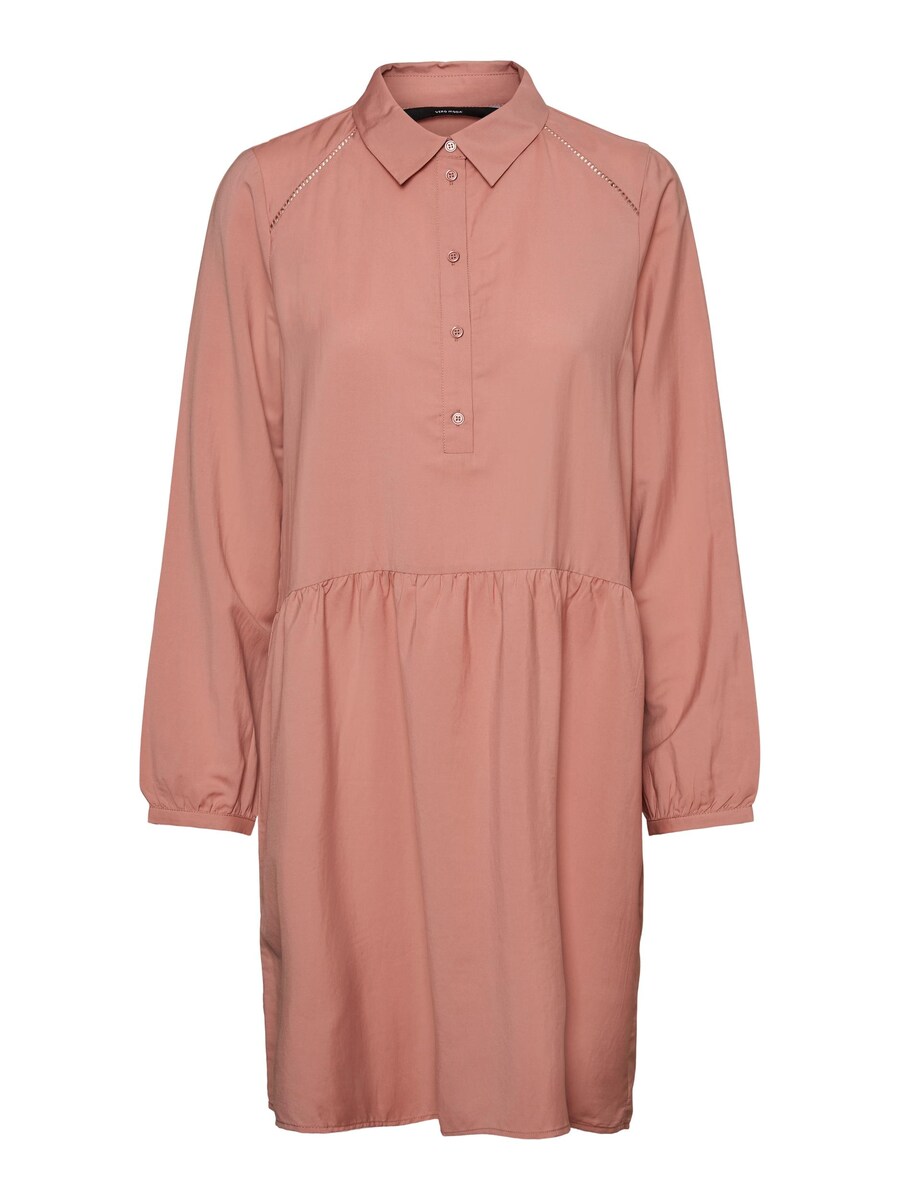 

Платье рубашка VERO MODA Shirt Dress Fay, темно-розовый