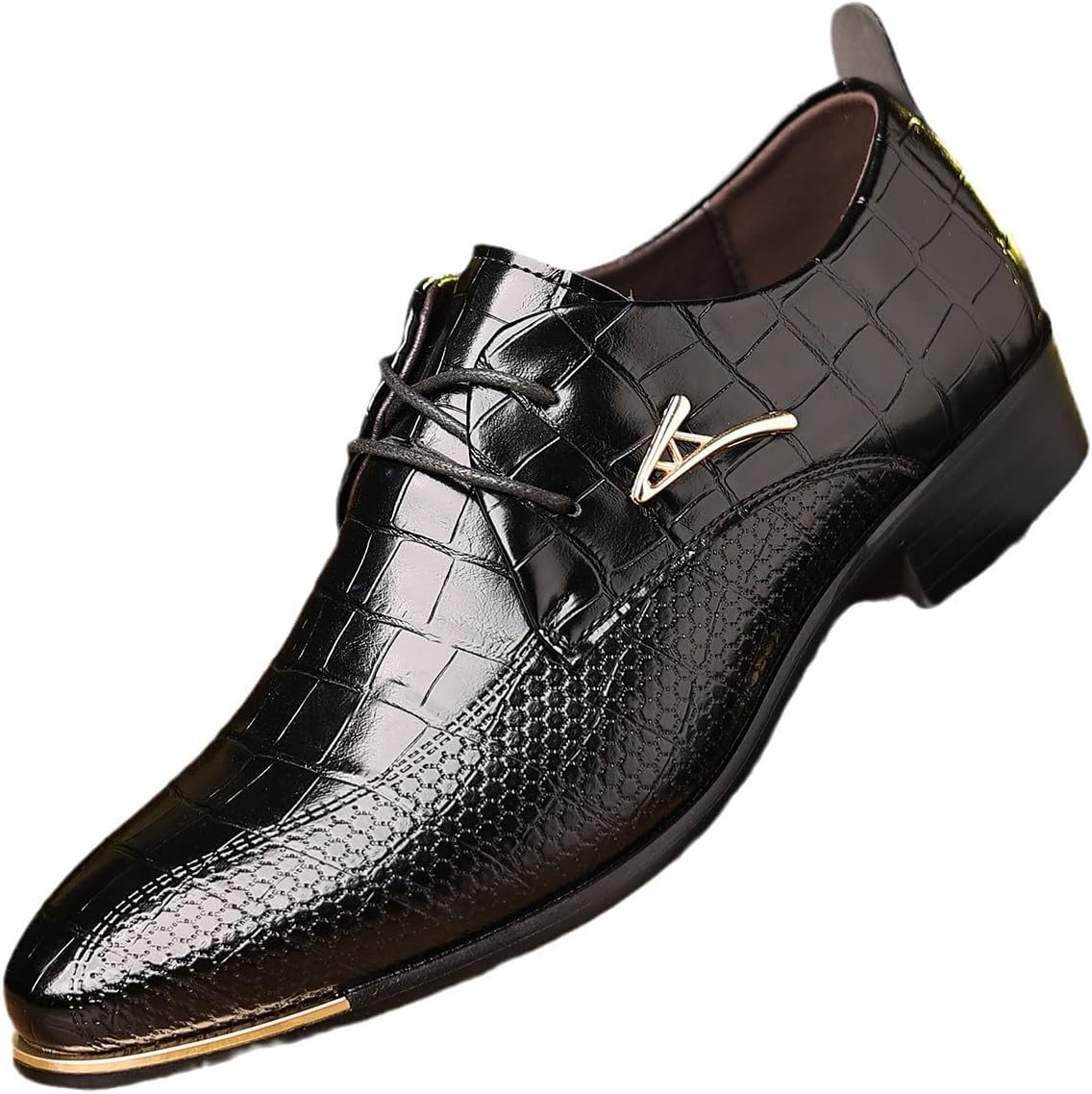 

Мужские классические туфли оксфорды из натуральной кожи, роскошная обувь для деловых и формальных образов, премиальная формальная обувь для мужчин Hhhchpm, черный