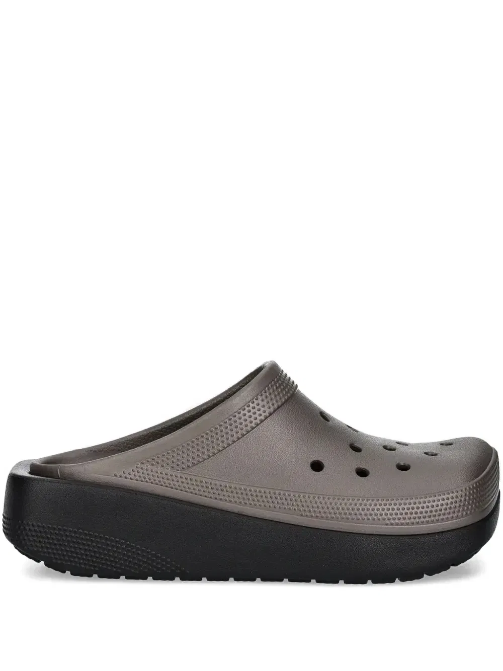 Слиперы на платформе Crocs, серый