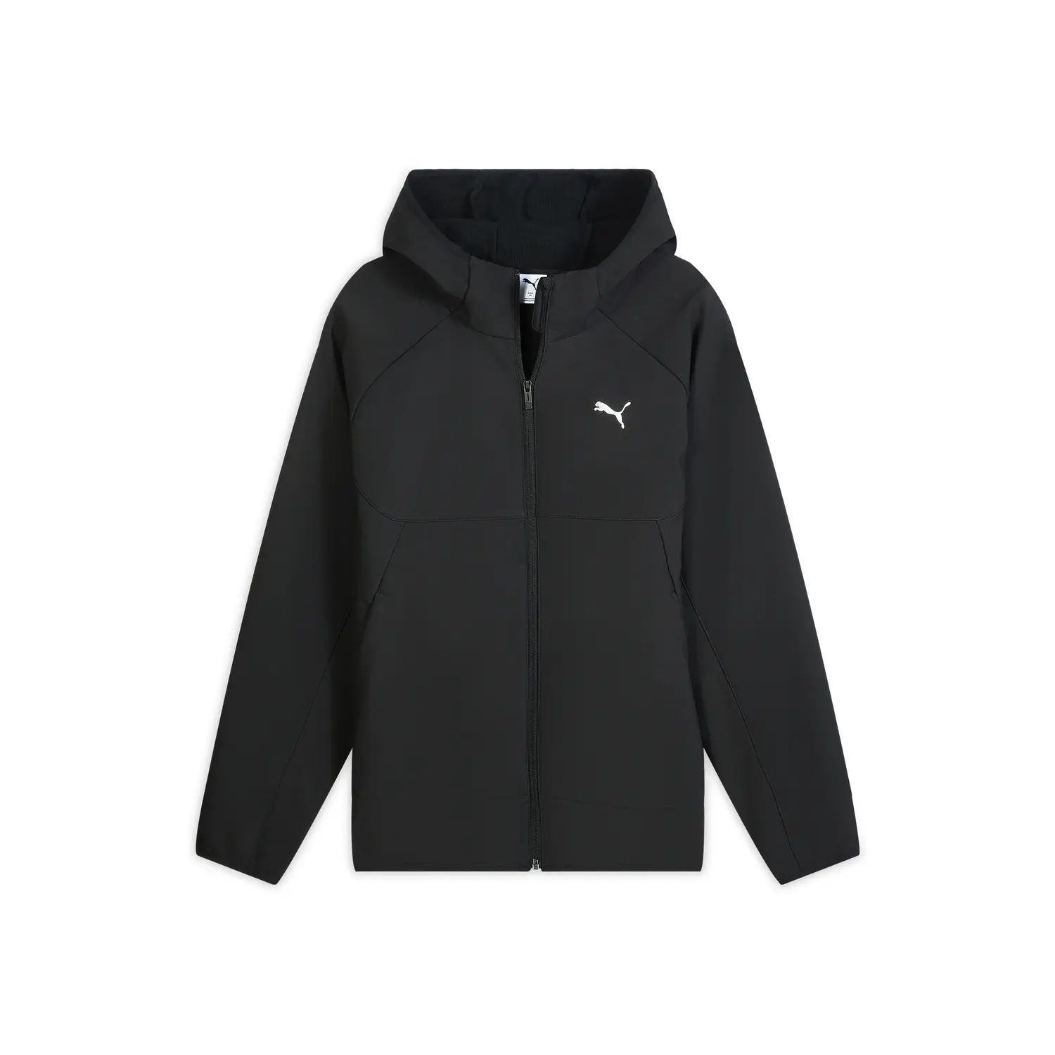 

PUMA Тканый жаккардовый флисовый жакет, Black-01