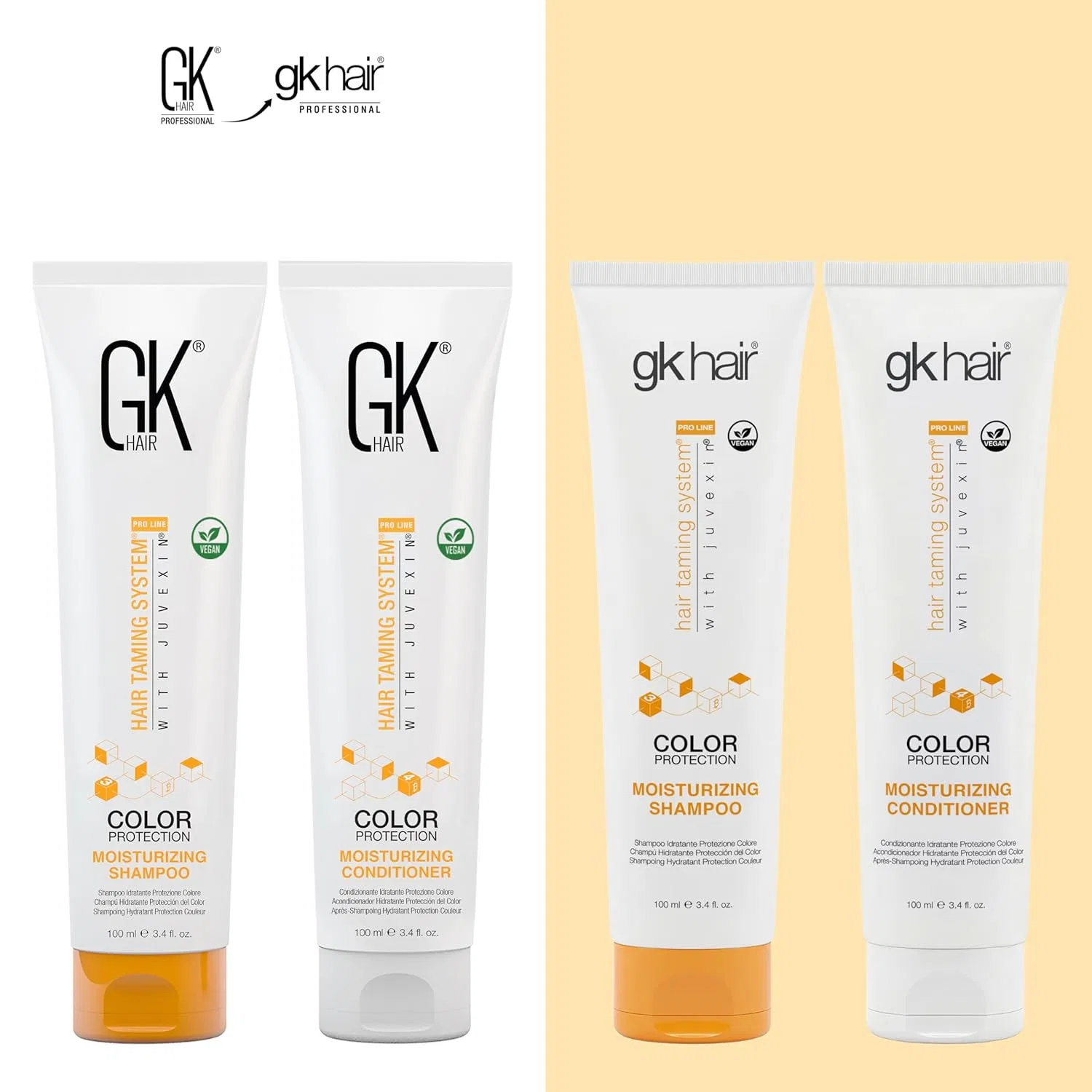 Увлажняющий шампунь и кондиционер GK HAIR Global Keratin, 100 мл Gk Hair — фото 2