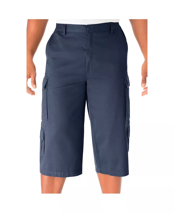 

Шорты-карго с боковой резинкой Big & Tall 17" KingSize, синий