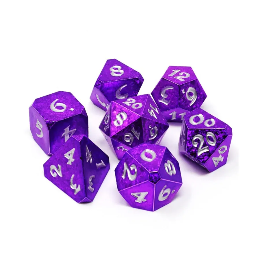 

Набор Poly — Похититель Бездны с серебром (7), Polymer Poly Sets (Die Hard Dice)