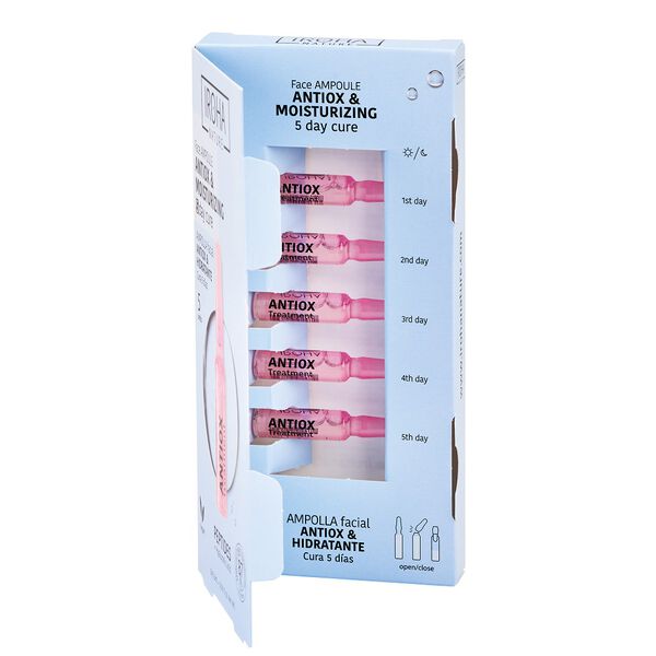 

Антиоксидантно-увлажняющие ампулы для лица с пептидами, 5x1,5 мл Iroha Nature Ampoules