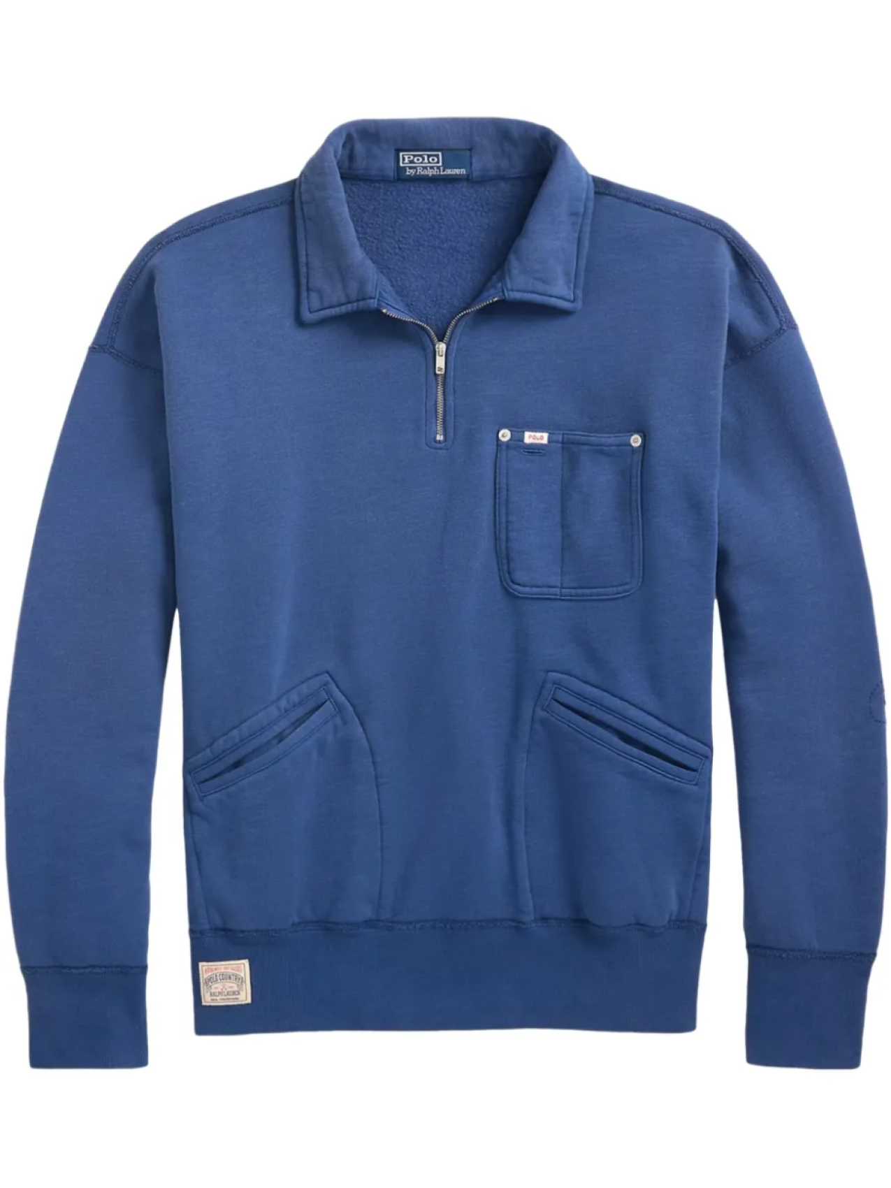 

Рубашка поло с логотипом Polo Ralph Lauren, синий