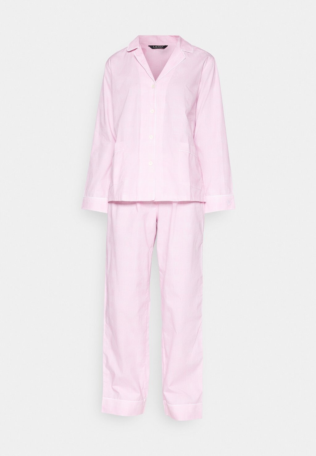Комплект ночного белья NOTCH COLLAR Ralph Lauren, розовый — фото 3