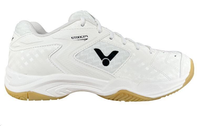 Кроссовки VICTOR Badminton Shoes Unisex Low-top Cream White, белый — фото 2