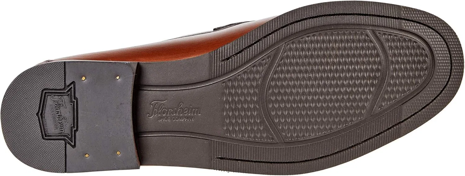 Мужские лоферы Florsheim Berkley Flex Penny Loafer Slip On, Cognac — фото 3