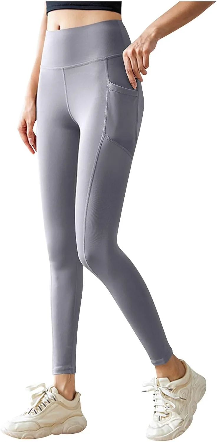 

Женские мягкие леггинсы Water Resistant с карманами для бега и йоги