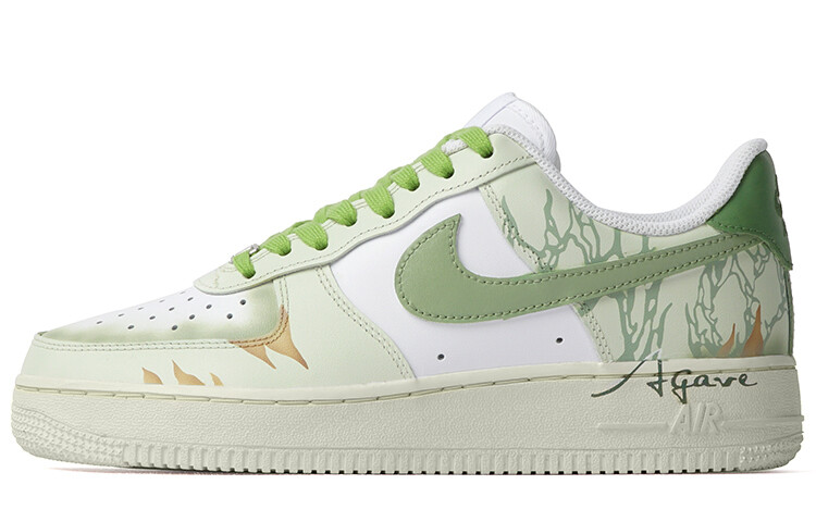 

Кроссовки Nike Air Force 1 Skateboard Shoes Men Low-Top White/Green, Зеленый, Кроссовки Nike Air Force 1 Skateboard Shoes Men Low-Top White/Green
