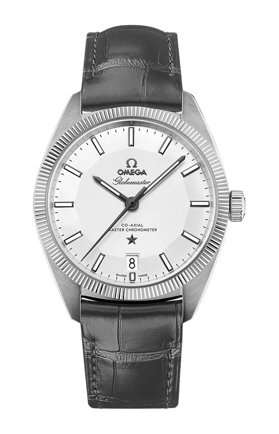 ГЛОБМАСТЕР МАСТЕР КО-АКСИАЛ - 130.33.39.21.02.001 OMEGA, серебряный