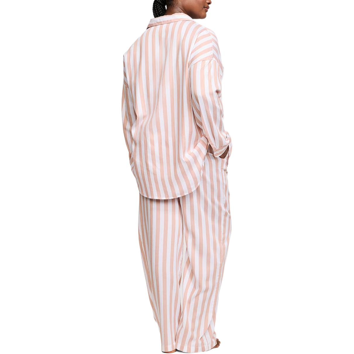 Victoria's Secret Комплект пижамы Modal-Cotton длинный/TSS пижама женская Pink Stripes — фото 3