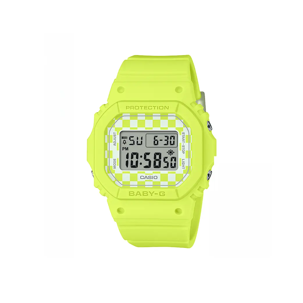 

CASIO Часы Women's BABY-G Yellow Watch BGD-565GS-9PR, Yellow