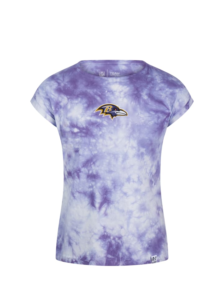 

Футболка Re:Covered T-Shirt NFL Ravens, цвет Purple Tie-Dye