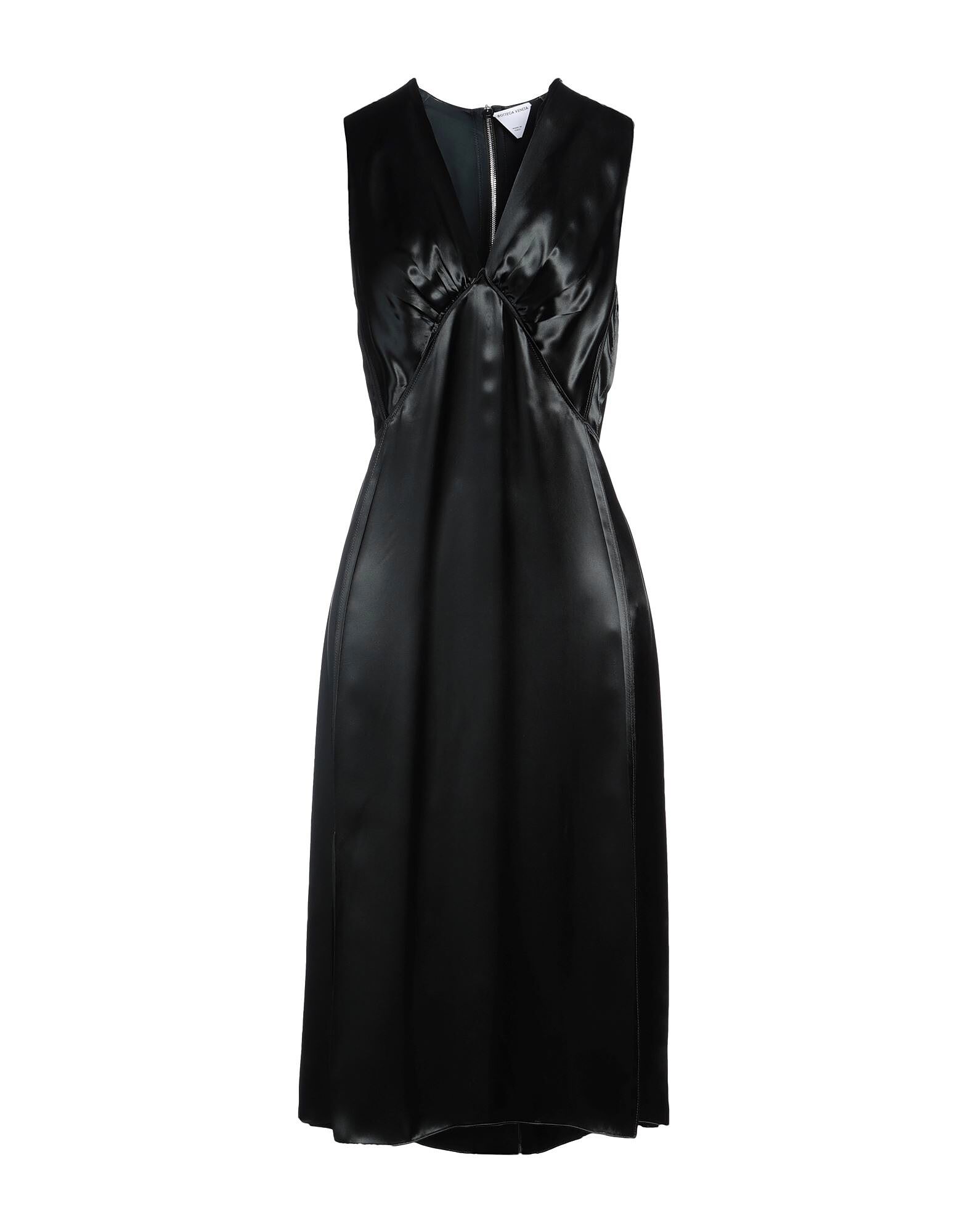 

Платье миди Bottega Veneta, темно-зеленый