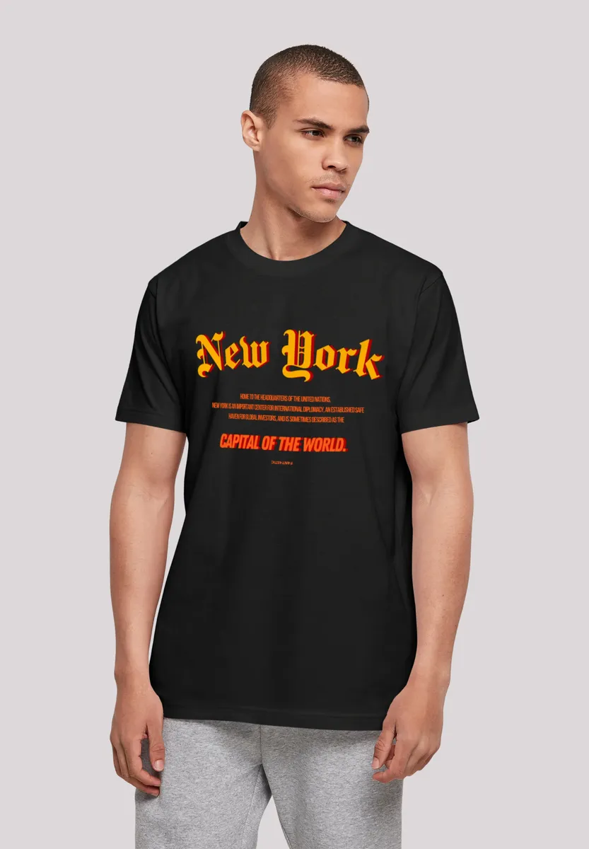 

F4NT4STIC Футболка "New York TEE UNISEX", принт, черный