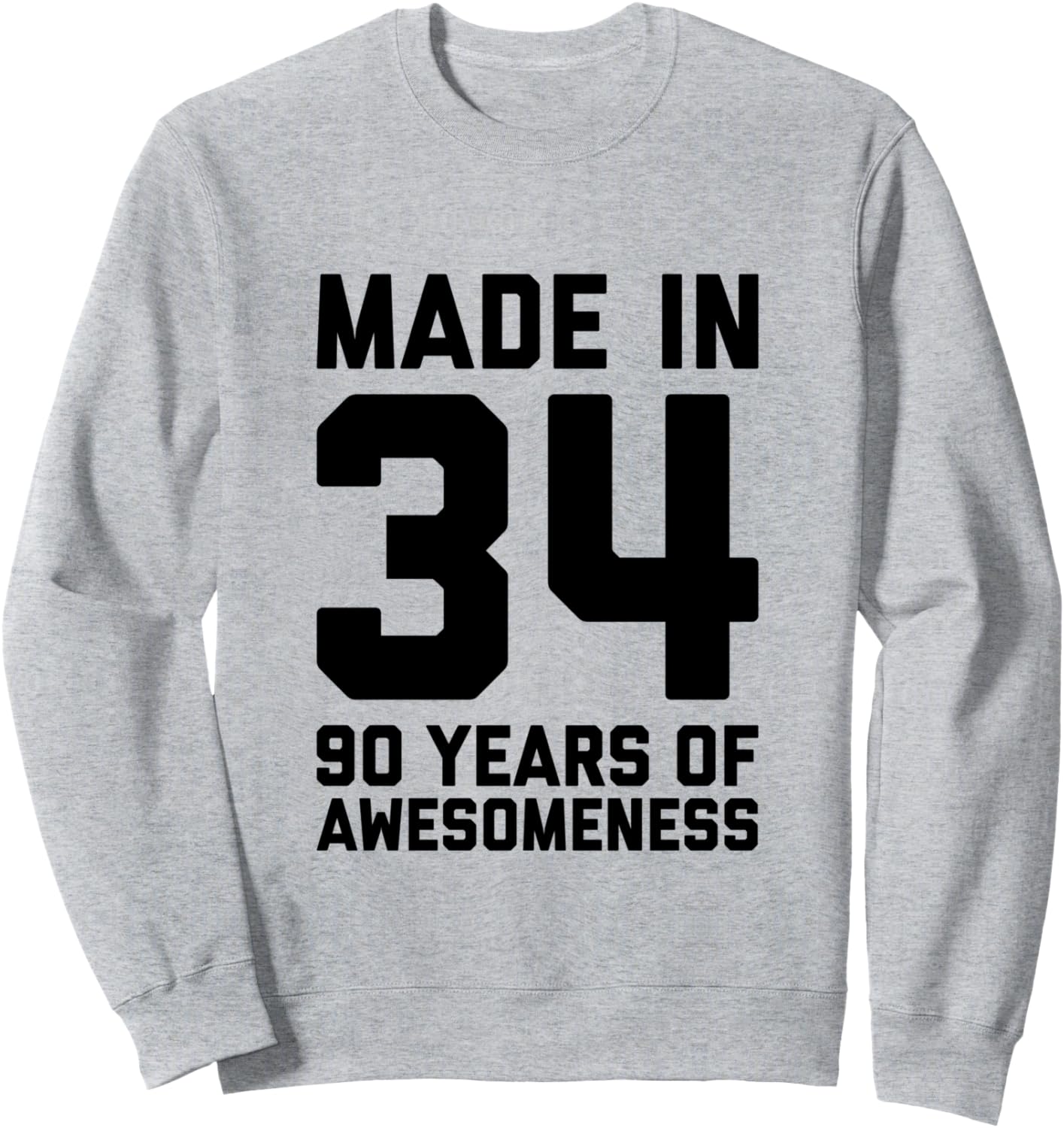 

Толстовка на 90-летие, подарок на 90-летие, мужская и женская толстовка для дедушки, серая Birthday 90Th Gift Grandad Grandma Happy Designs